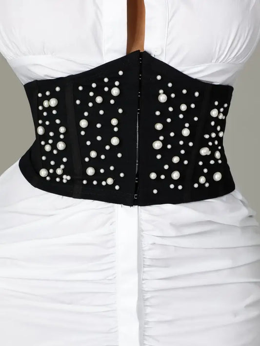 Pearl Detailed Corset